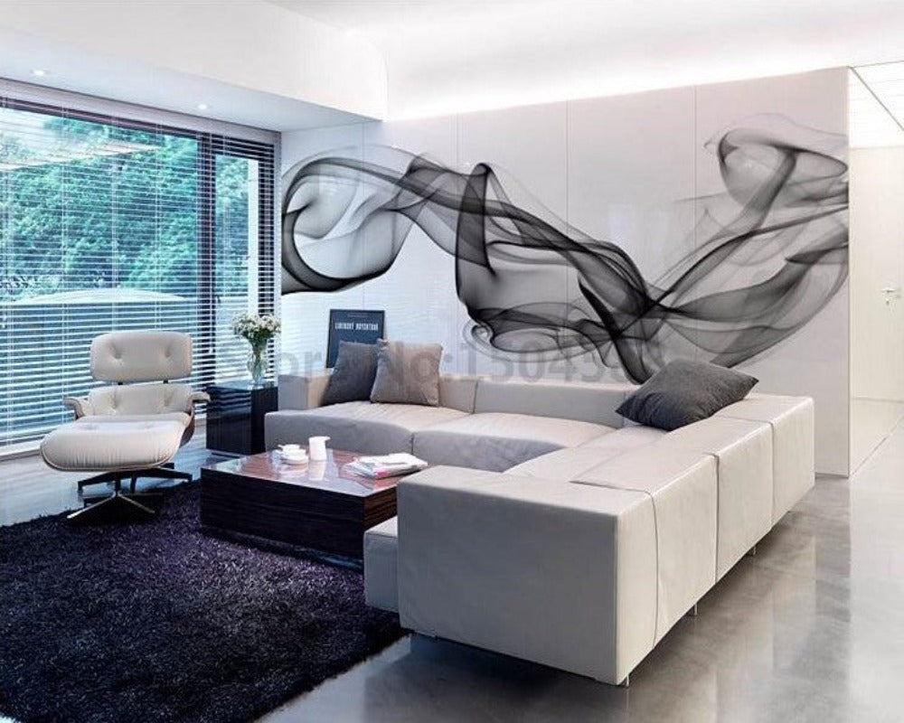 3D Wallpaper Abstract Smoke Art Marble